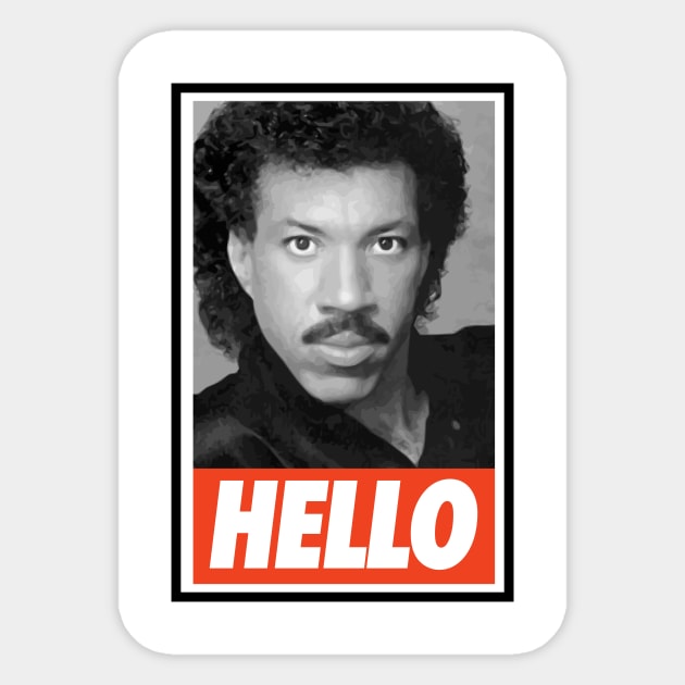 Hello Sticker by GusDynamite